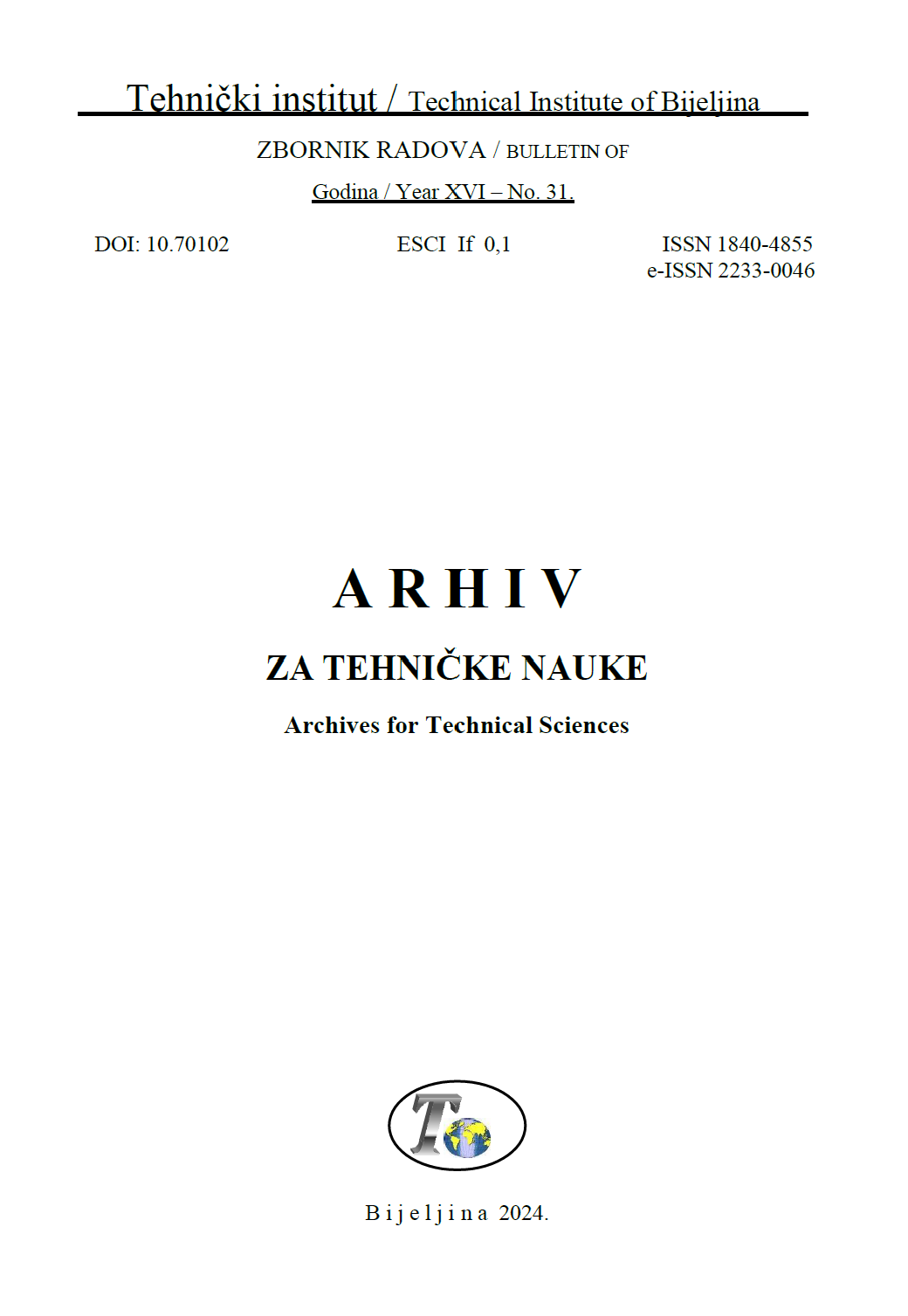Archives for Technical Sciences - Archive